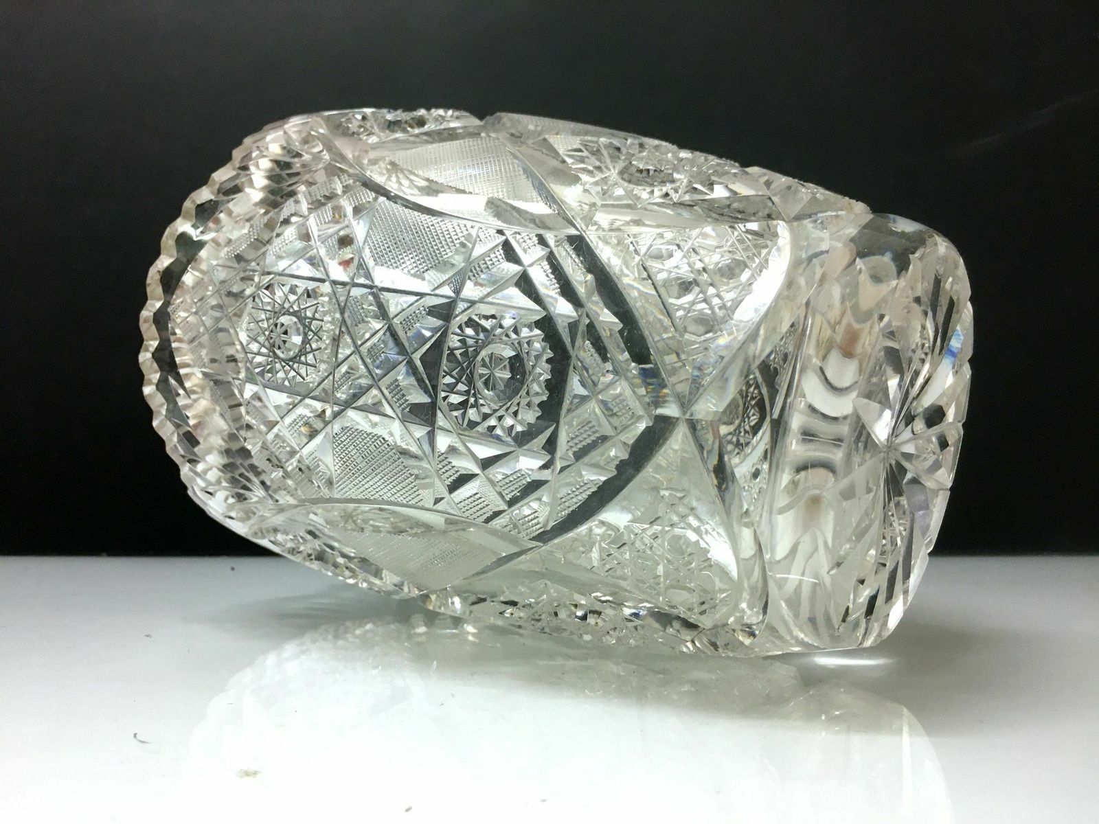 Crystal Lead Vase, 1970s, Glass photo furniture