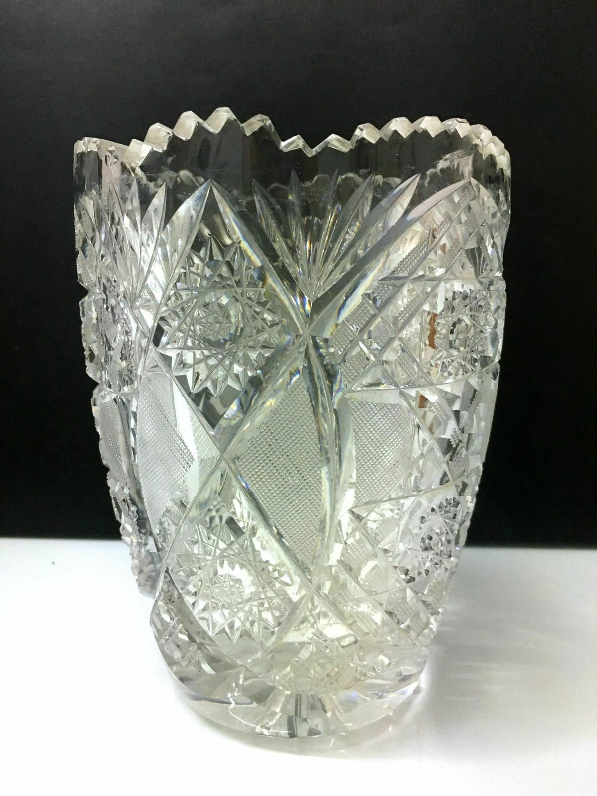 Crystal Lead Vase, 1970s, Glass photo vinterior
