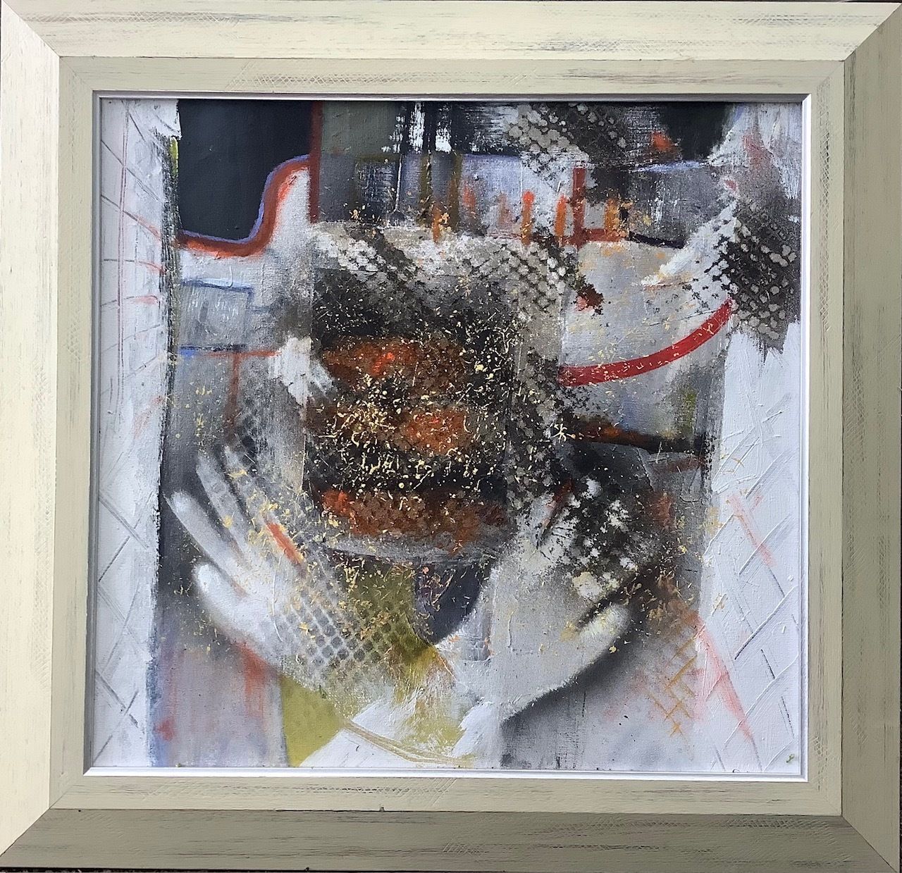 "This Happened" Abstract Mixed Media By Peter Rossiter