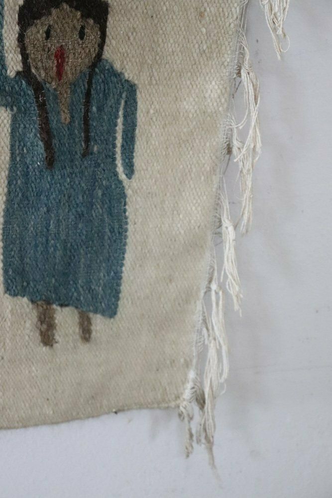 Handmade Israeli Wall Tapestry Or Wall Rug, 1930s photo 2098.08