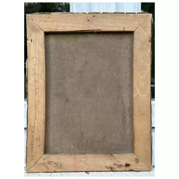 photo vinterior French Vintage Oil De La Boiderie Family