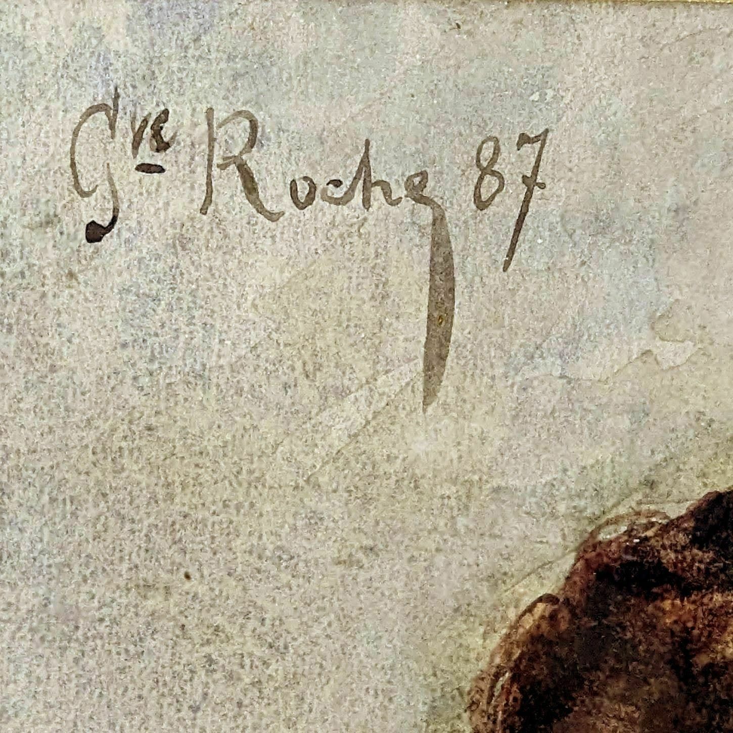 Portrait Of A Woman Signed Dated 1887 photo Art