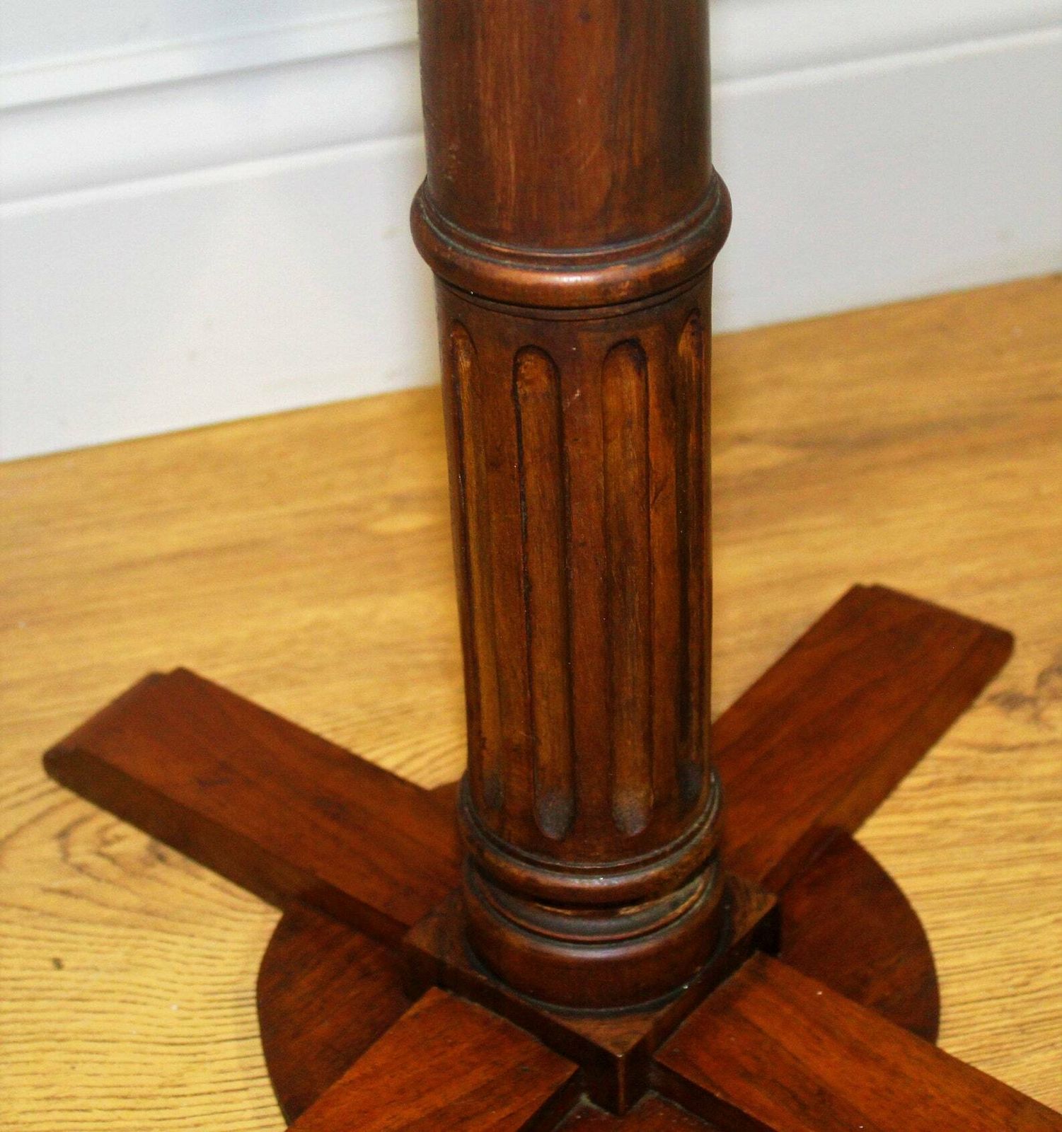 Victorian Mahogany Antique Side Table Vintage Wooden Arts And Crafts Hall Desk Industrial Occasional photo 175.0