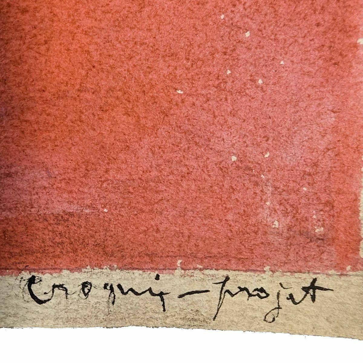 Watercolor Drawing Illustrator Ernest Gayac (1870 1942) photo 597.0