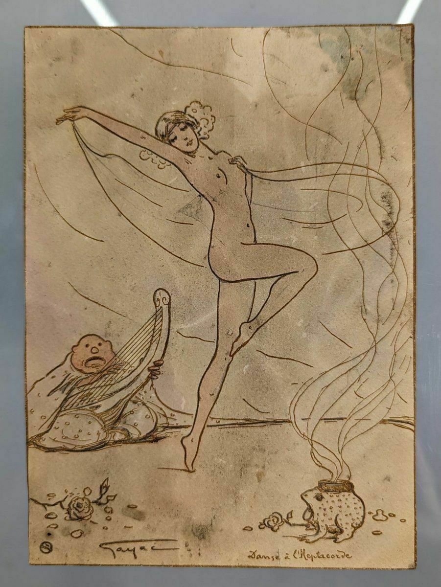 Lithograph Series Illustrator Ernest Gayac (1870 1942) photo vintage