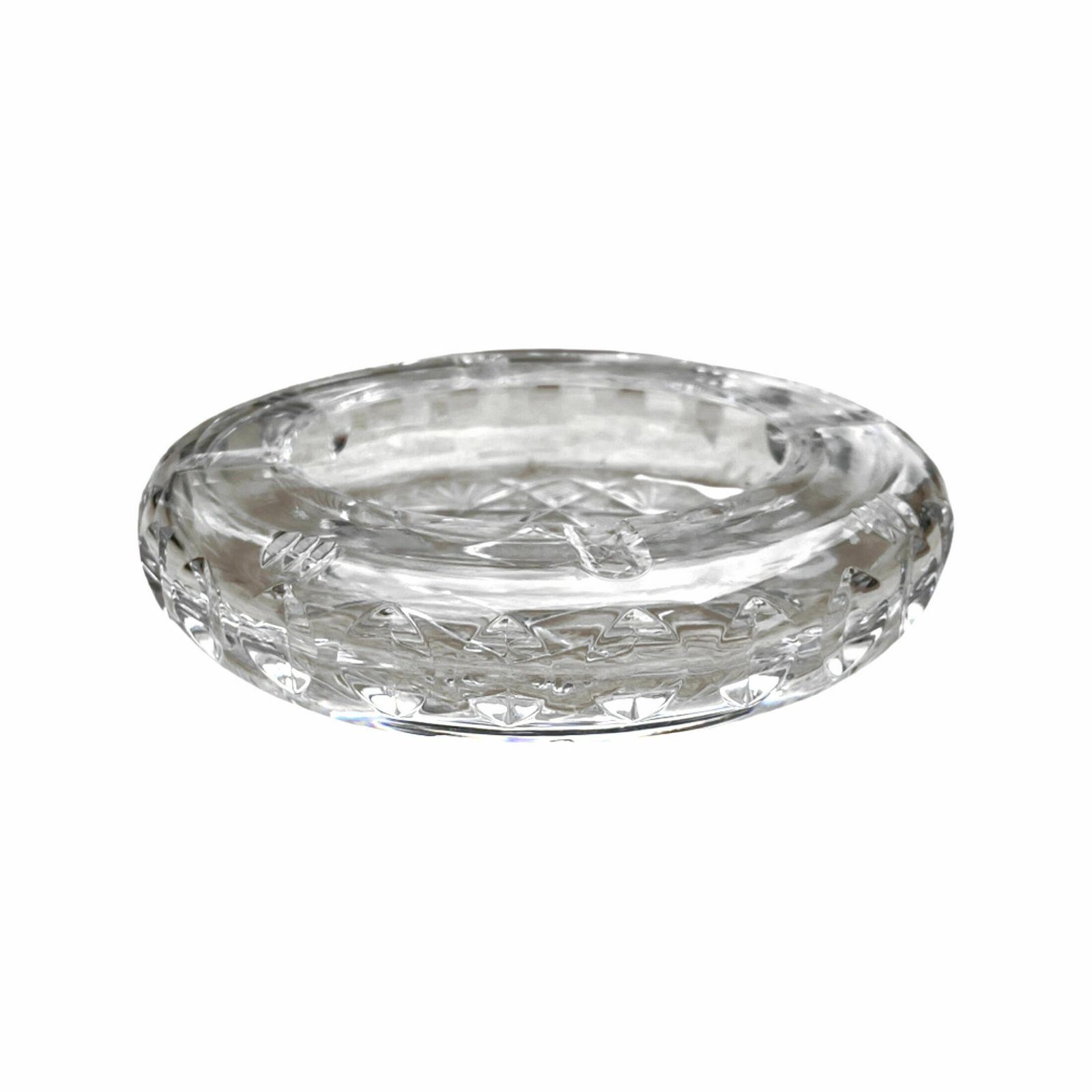 Large Crystal Ashtray From Huta Szkła Julia, Poland, 1980s. photo Home Decor