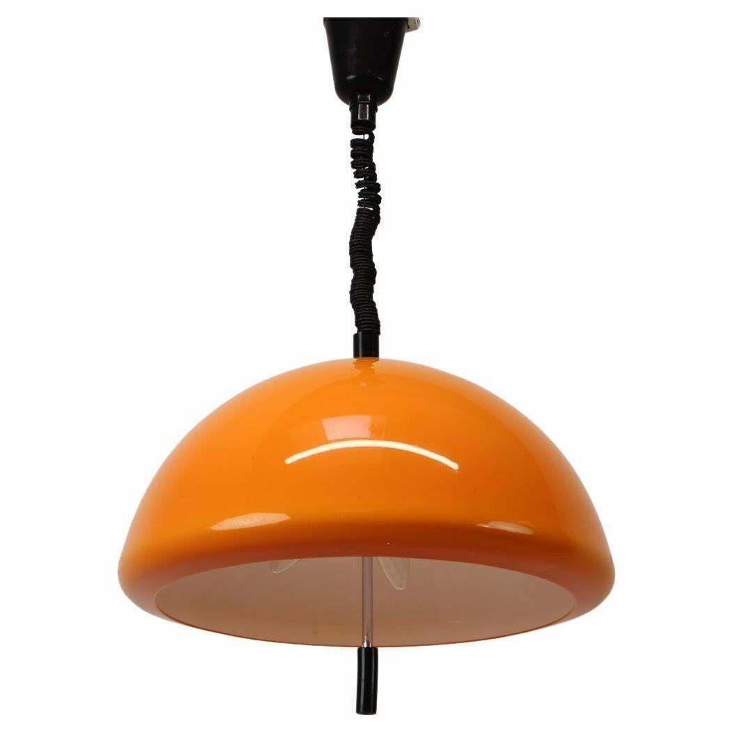 Mid Century Hanglamp Van Harvey Guzzini Voor Meblo, Italië