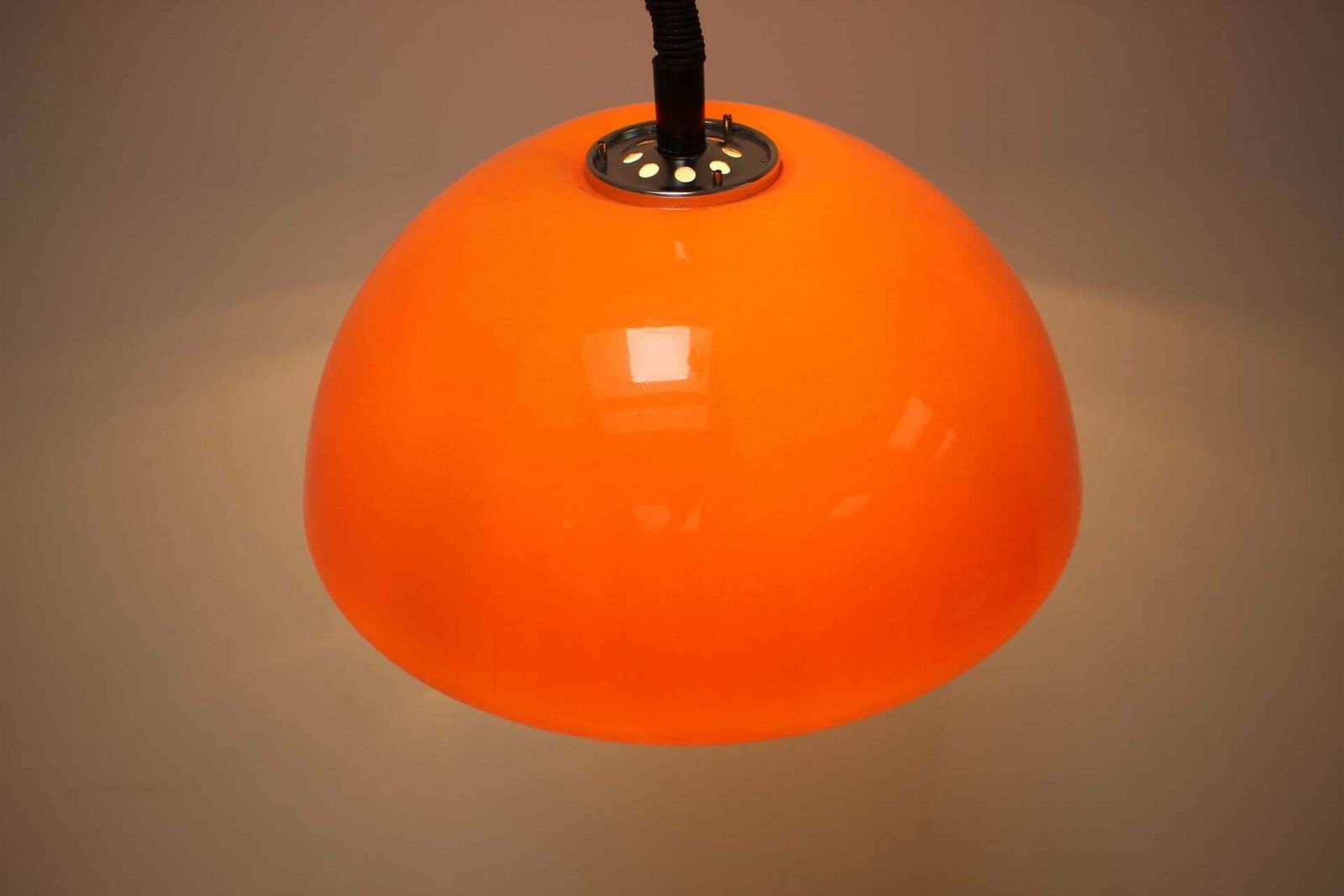 Midcentury Pendant By Harvey Guzzini For Meblo, Italy photo vintage