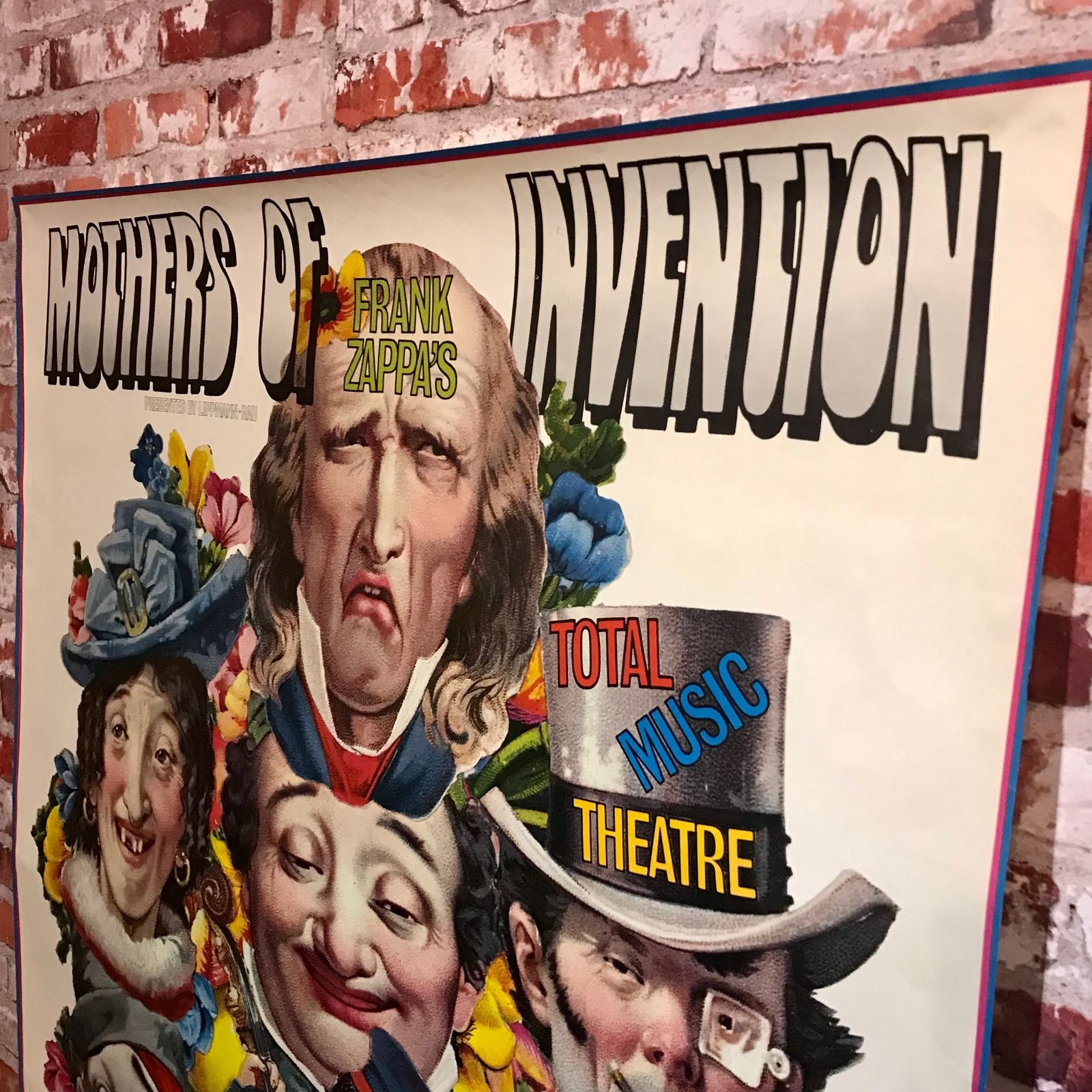 photo vinterior Large Rare And Stunning Frank Zappa 1971 Concert Poster