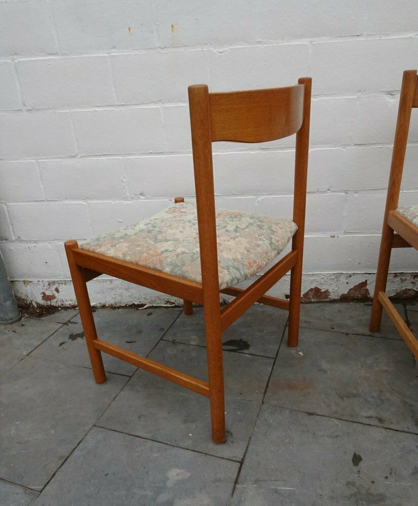 photo vinterior Oak Chairs And Stool From Vanda Watervliet, Belgium, 1960s, Set Of 9
