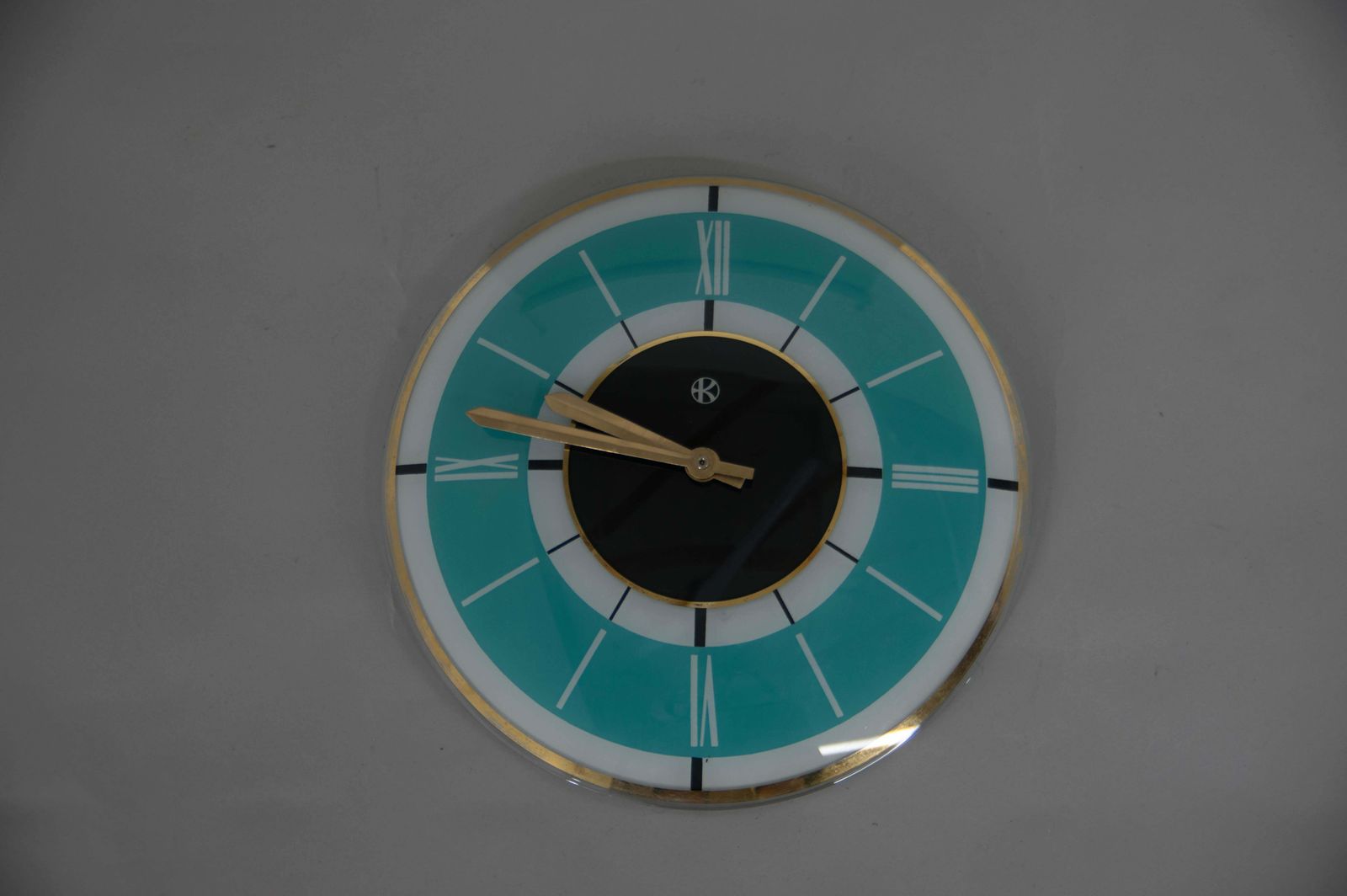 Mid Century Wall Clock By Klenoty, Czechoslovakia, 1960s photo Home Decor