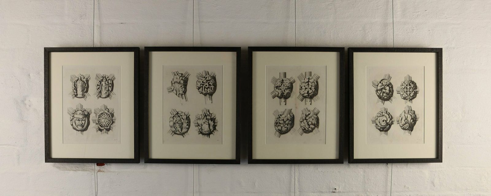Set Of Four Gothic Ornaments York Cathedral photo furniture
