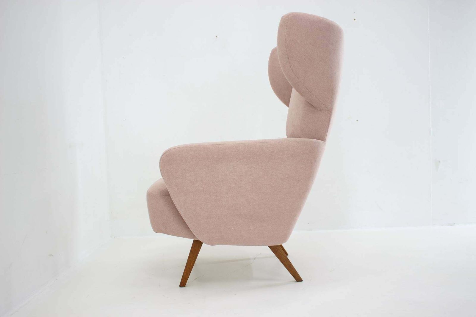 photo furniture 1960s Wing Chair, Czechoslovakia