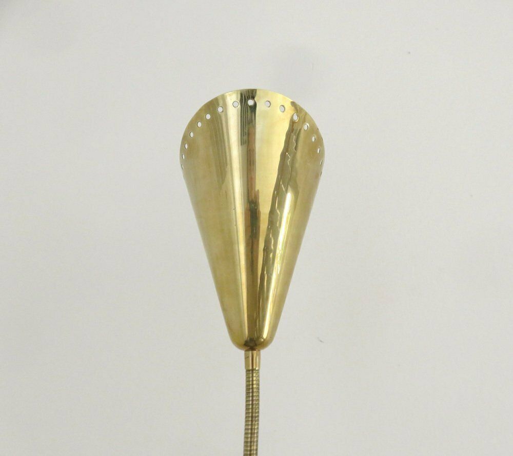photo furniture Scandinavian Brass Floor Lamp In The Style Of Paavo Tynell, 1950s