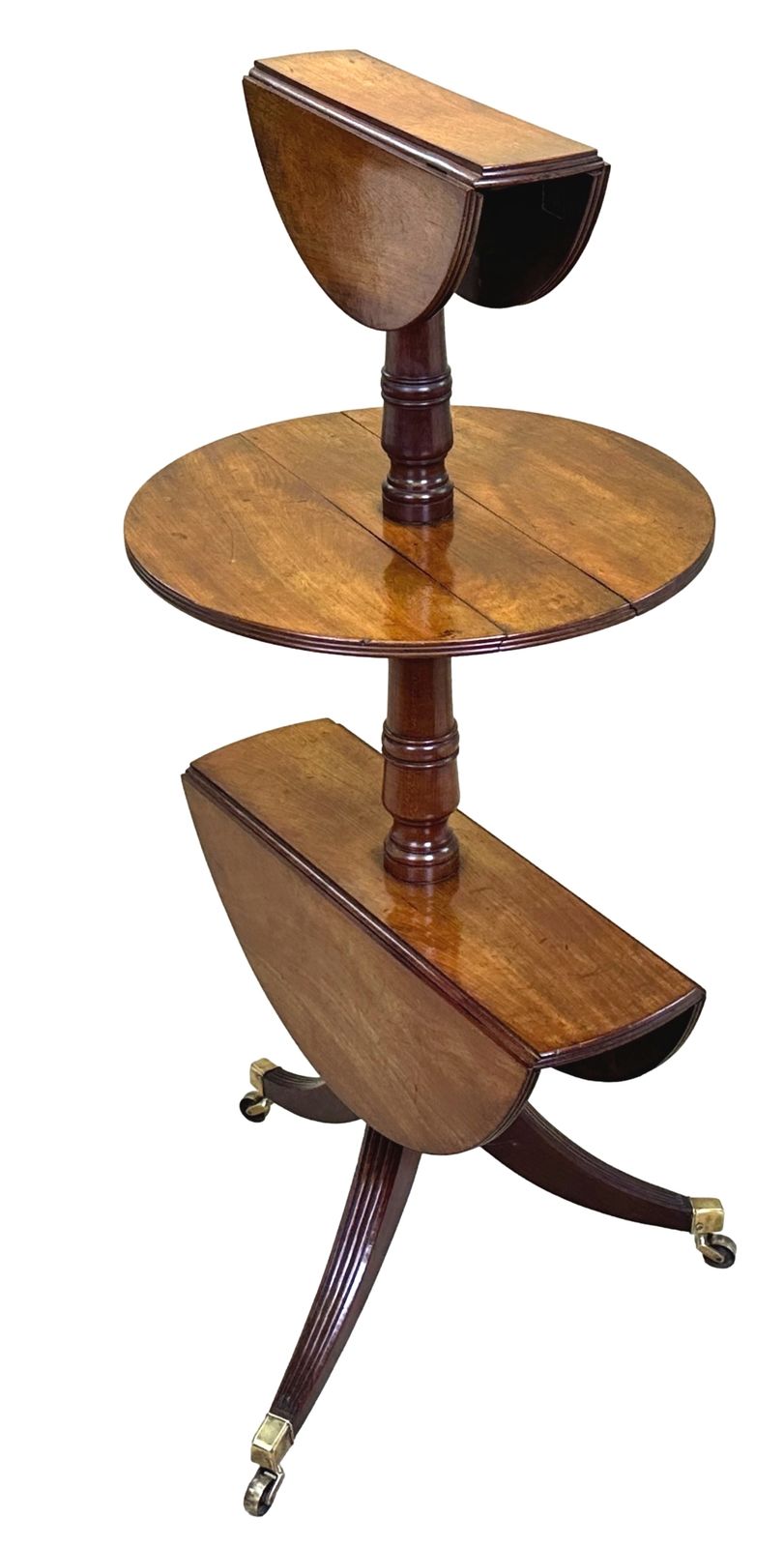 Georgian Mahogany Folding Dumbwaiter (England, Circa 1800) photo 3395.0