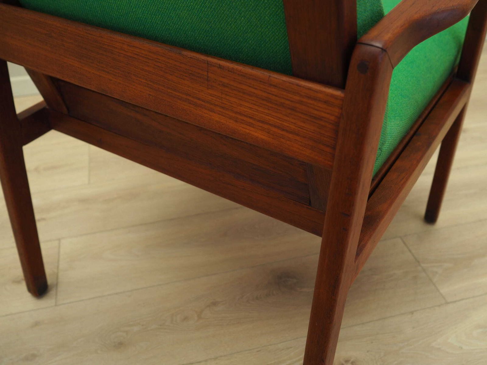 photo vintage Teak Green Armchair, Danish Design, 1970s, Production: Denmark