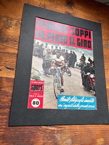 Fausto Coppi Giro D'italia Print 1954 photo furniture