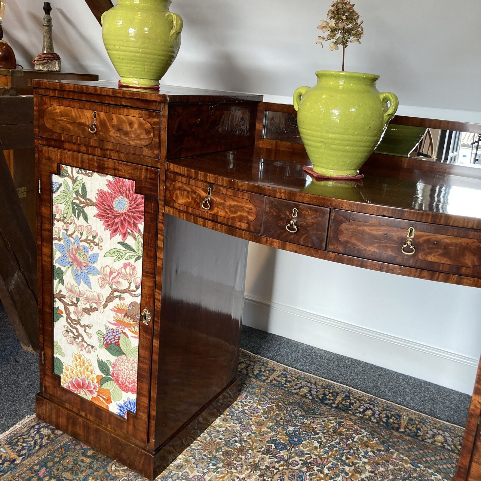 Late Georgian Mahogany Pedestal Sideboard, Circa 1810 photo vinterior