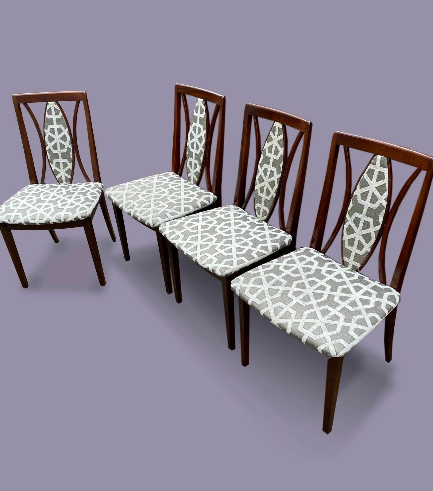 Mid Century Gplan Dining Chairs X 4 photo for sale