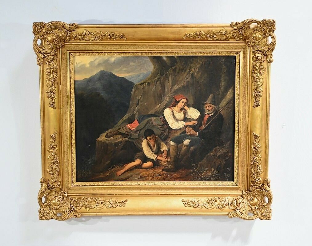 Oil On Canvas, 19th Century School – Mid 19th Century