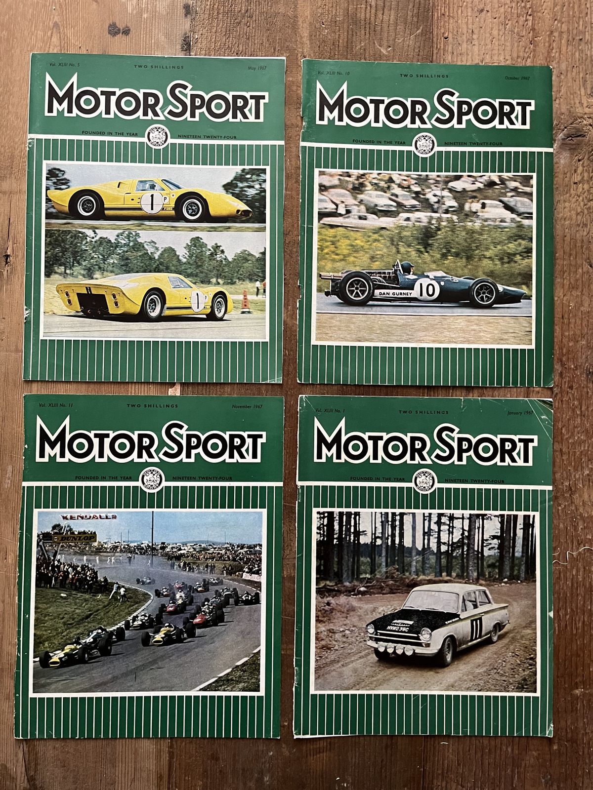 Vintage Motorsport Original Magazine Artwork 1967