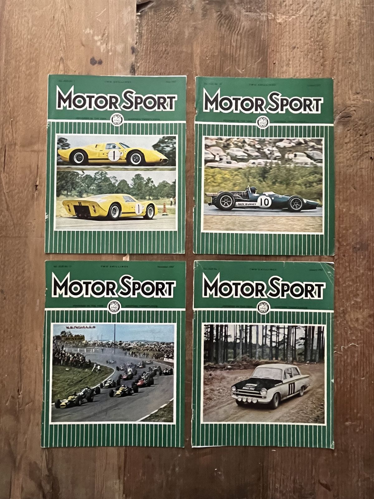 Vintage Motorsport Original Magazine Artwork 1967 photo buy