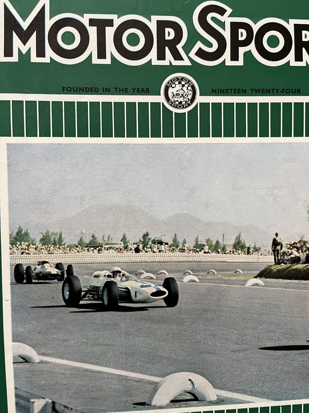 Vintage Motorsport Original Artwork 1964 photo vinterior