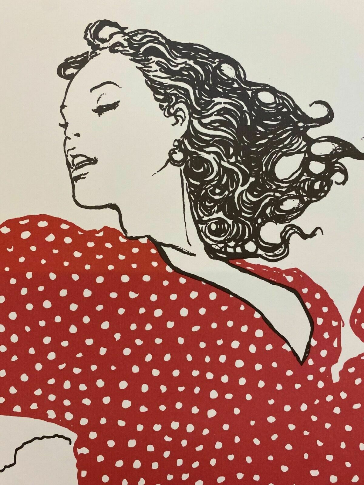 photo vinterior Milo Manara, 1980 Ca   Valpolicella   Original Vintage Affiche Cm 100 X 70