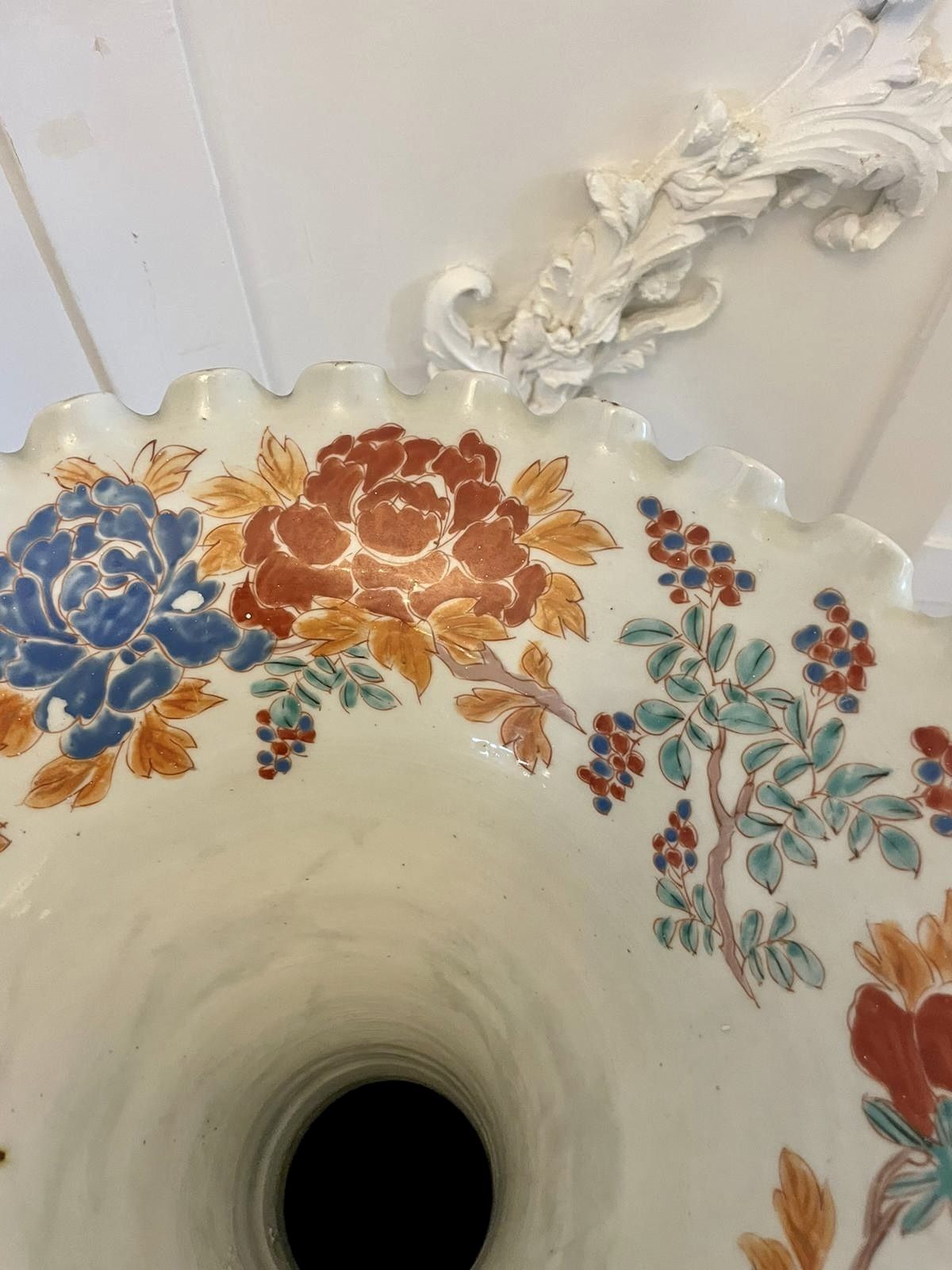 3750.0 Large Antique 19th Century Quality Japanese Imari Floor Standing Vase photo