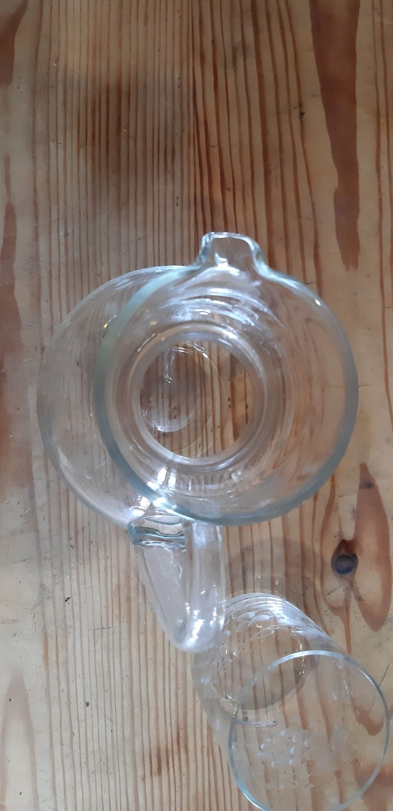 Decanter And Night Glass In Crystal photo Home Decor