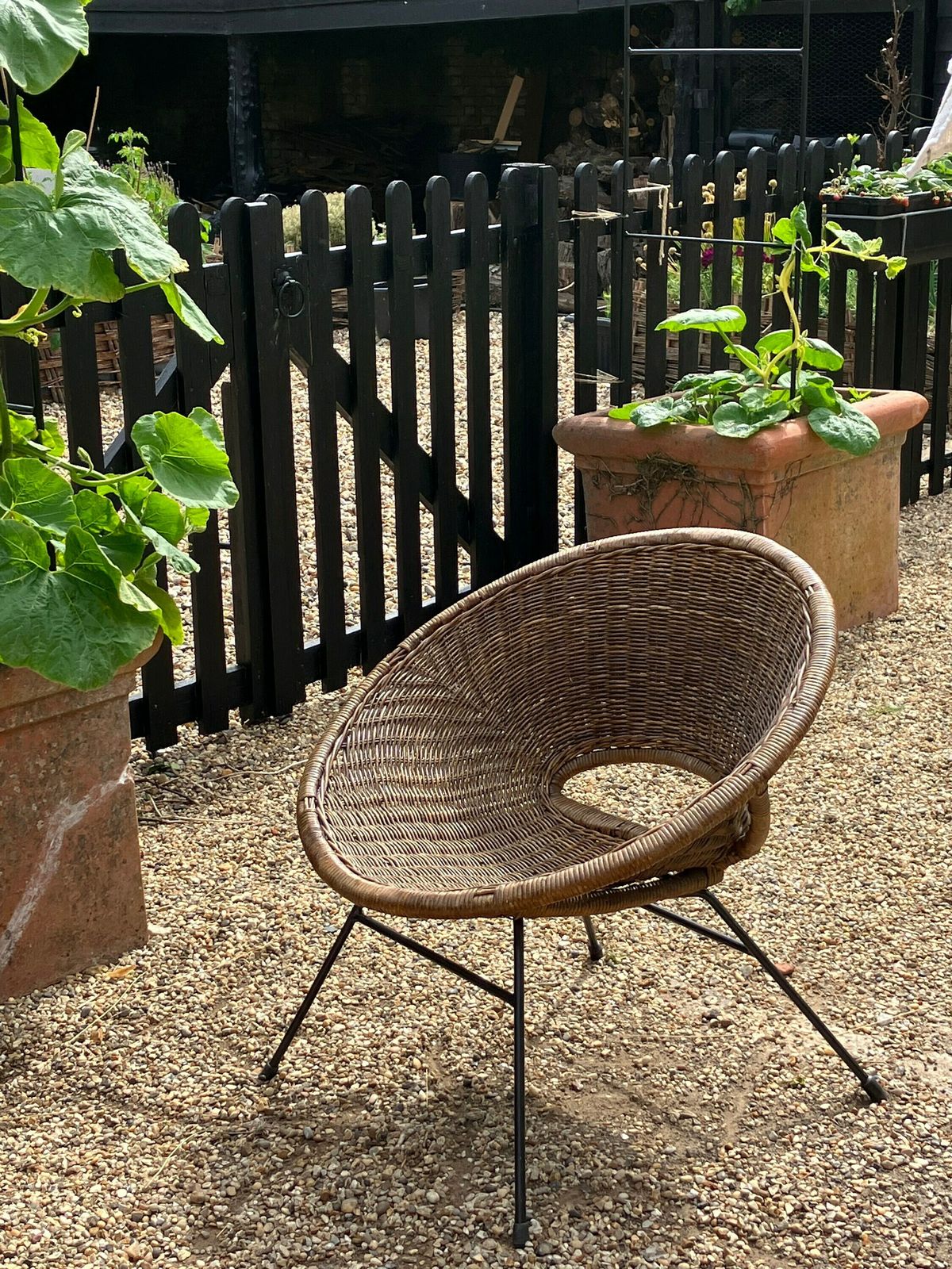 Hollywood Regency Rattan Armchair By Janine Abraham And Dirk Jan Rol photo 625.0