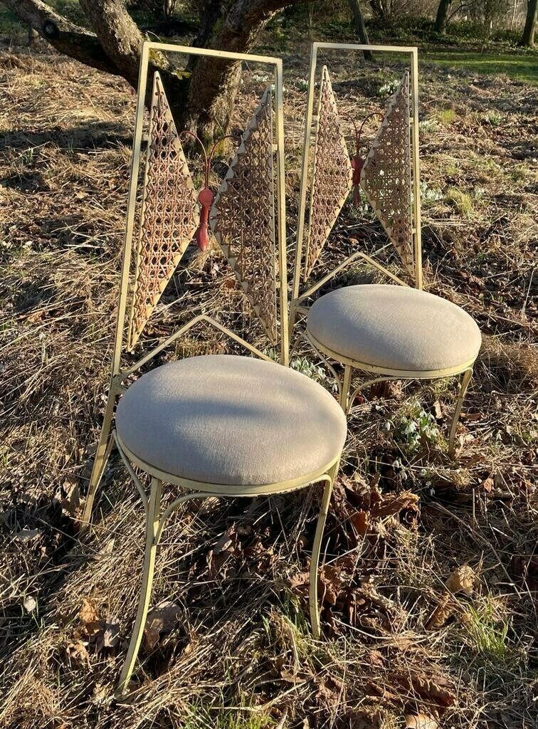 Mid Century Modern Hollywood Regency 1970s Butterfly Chairs photo furniture