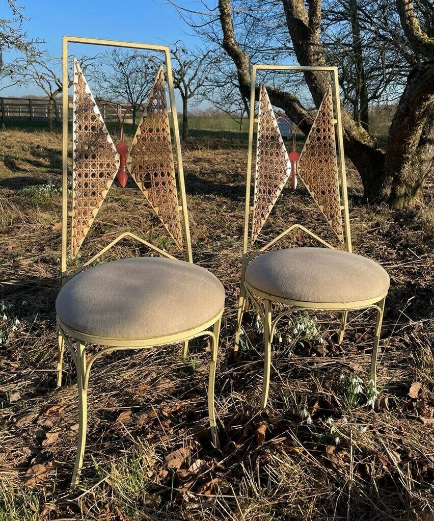 Mid Century Modern Hollywood Regency 1970s Butterfly Chairs photo for sale