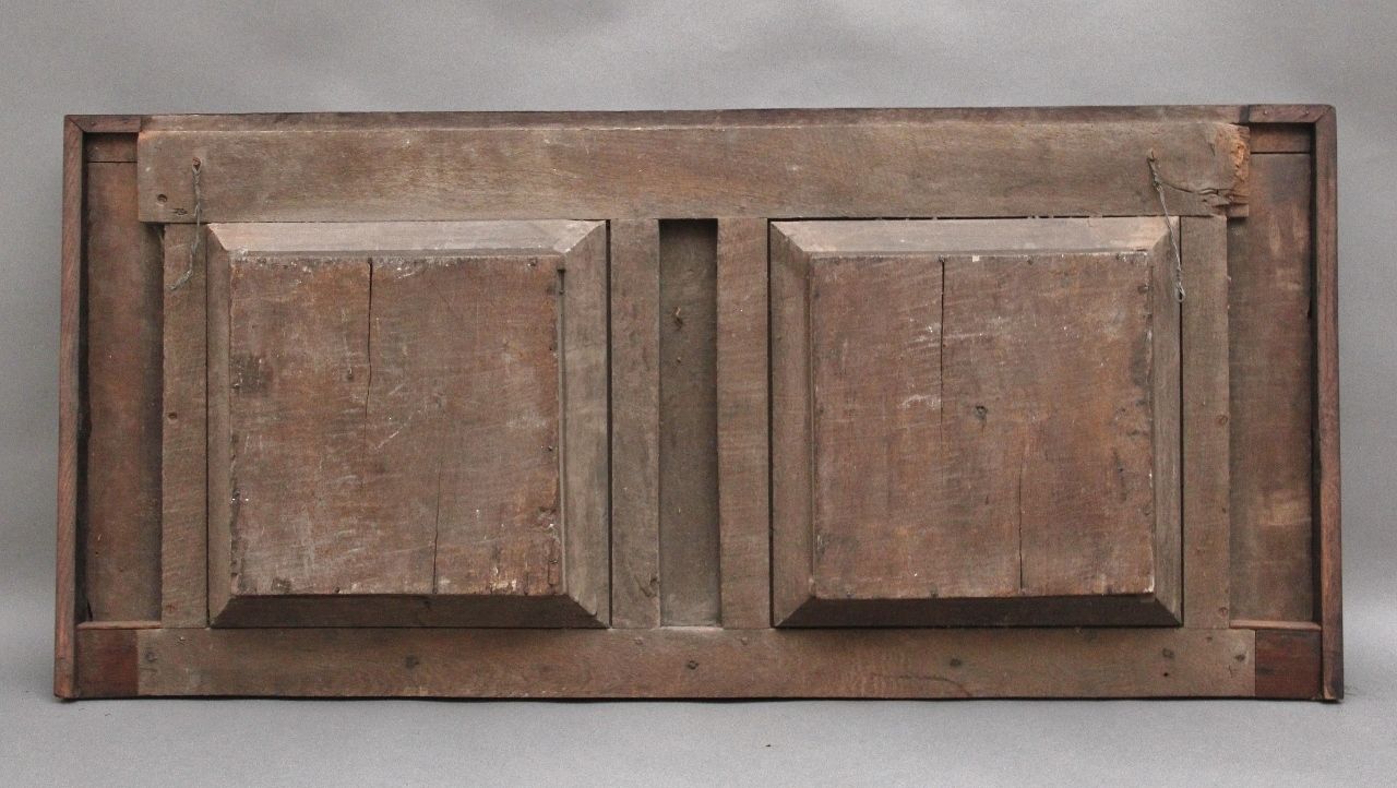 photo for sale 17th Century And Later Carved Oak Overmantle