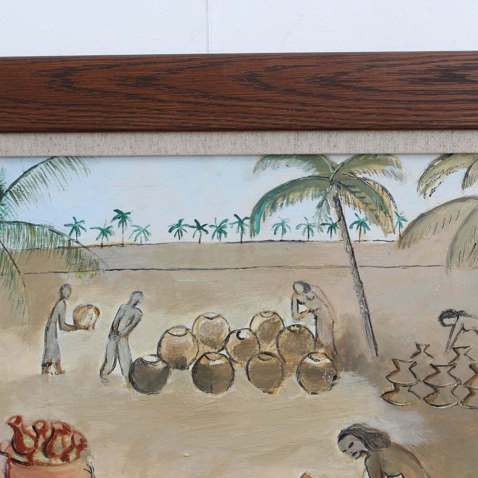Balinese Pottery Market' By Régine Van Den Broek D'obrenan (1931) photo 1400.0