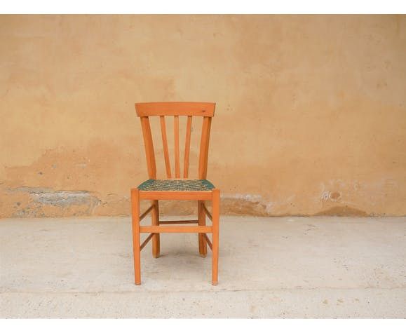 Cane Country Chair In Wood And Rattan photo furniture