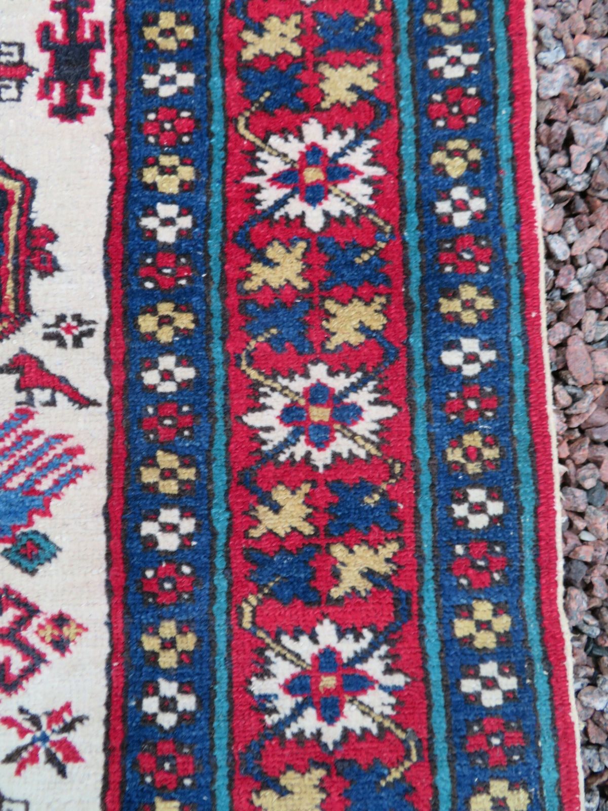 Antique Caucasian Erivan Armenian Rug. Plethora Of Tribal Motifs Including Snakes. 152cm X 112cm. photo vinterior