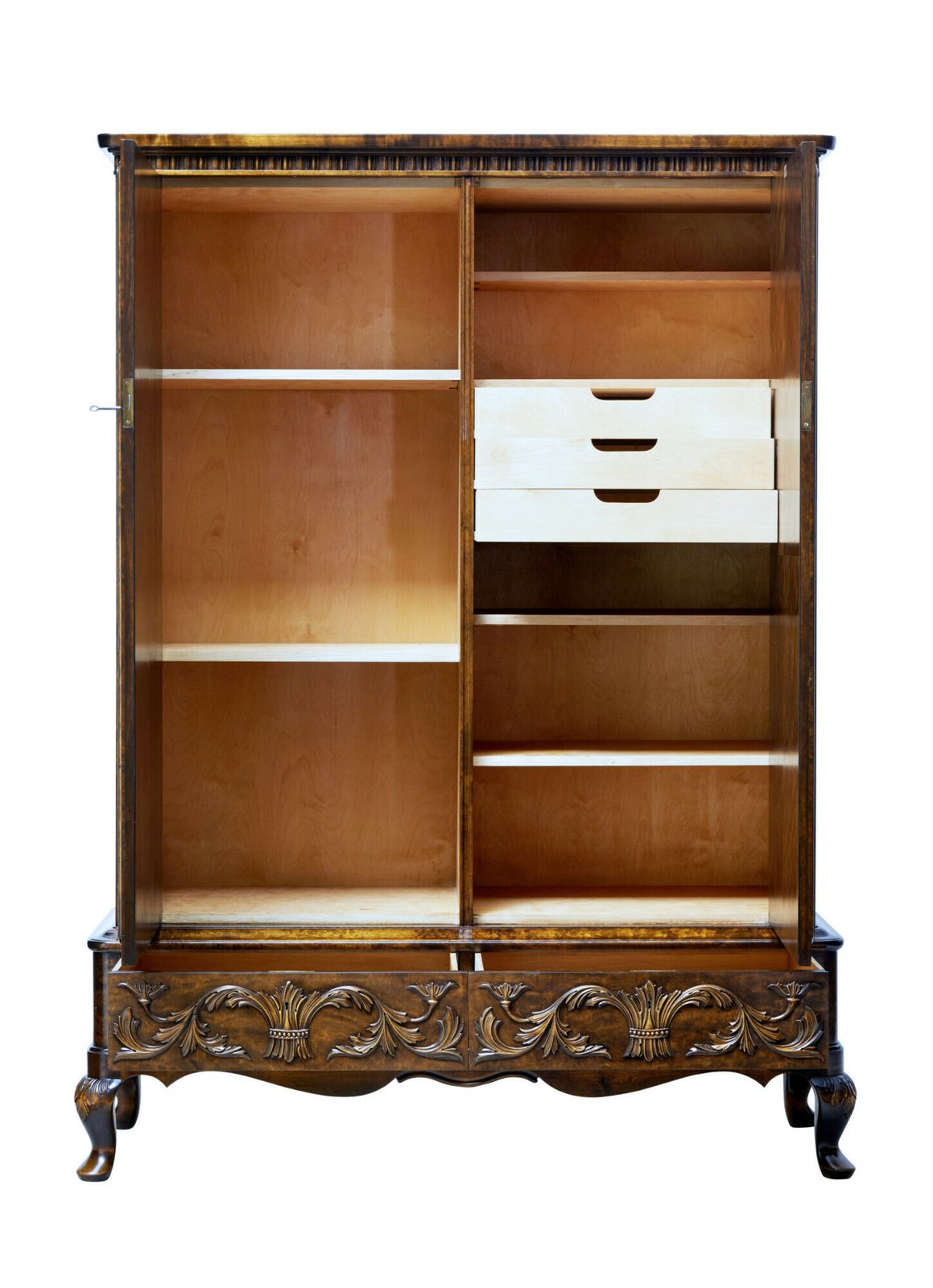 Mid 20th Century Burr Birch Cabinet By Bodafors photo 2745.0