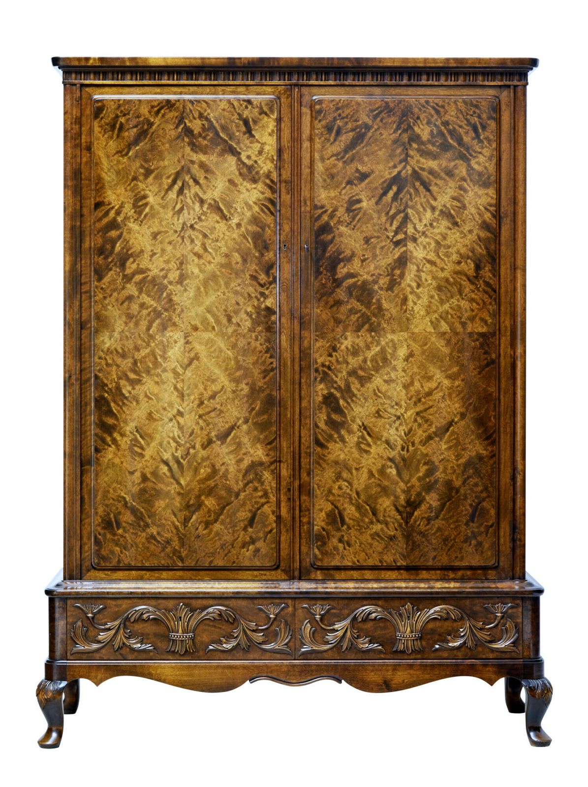 Mid 20th Century Burr Birch Cabinet By Bodafors photo vinterior