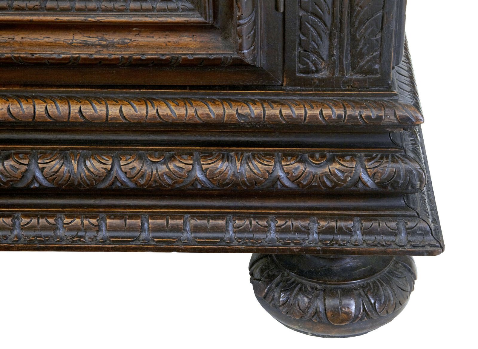 Mid 19th Century Profusely Carved French Walnut Cabinet photo furniture