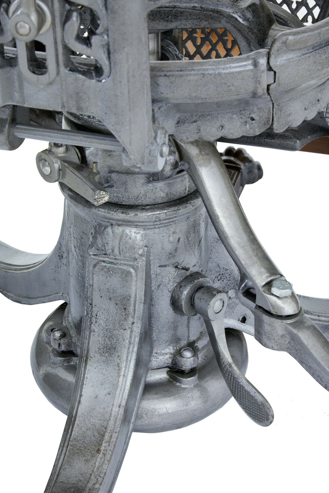 19th Century American Decorative Cast Iron Dentist Chair photo for sale