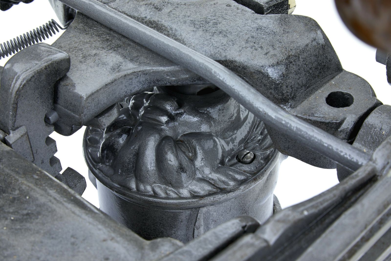 19th Century American Decorative Cast Iron Dentist Chair photo vinterior