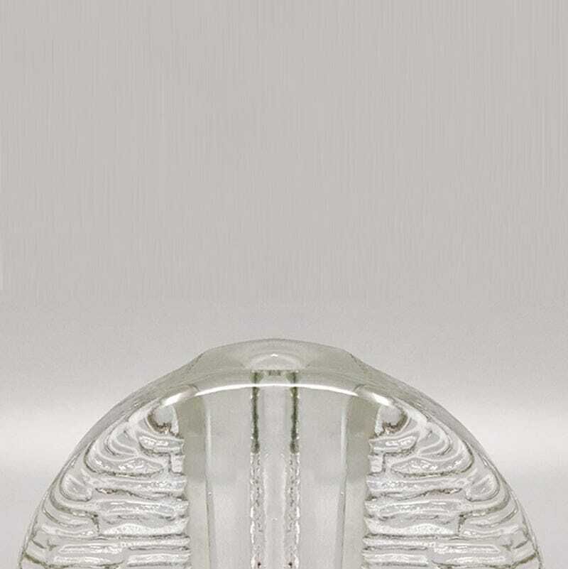 1970s Gorgeous Walther Glass Bullseye Vase By Heiner Düsterhaus. Made In Germany photo vinterior