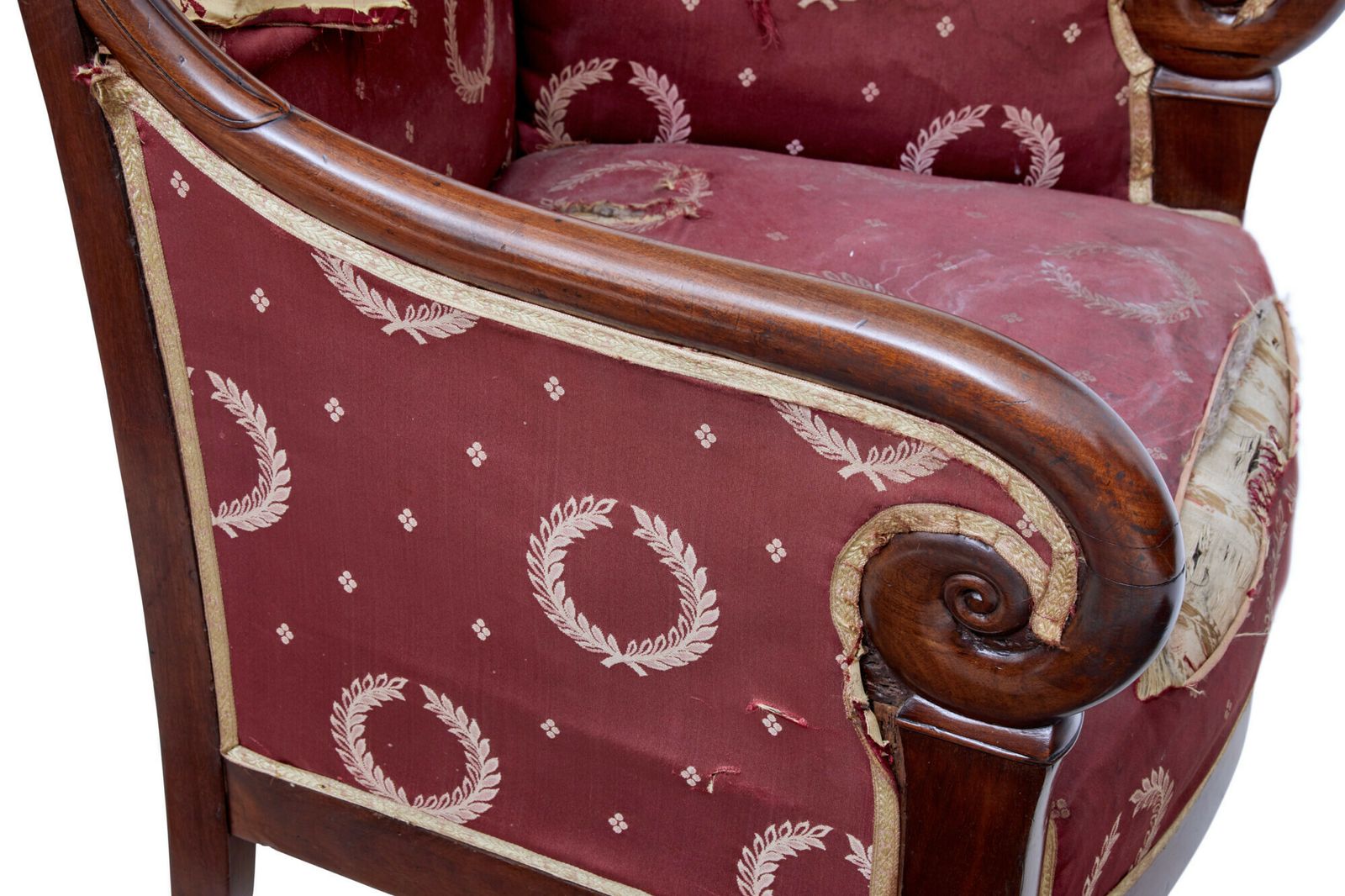 Set Of 4 Mid 19th Century Danish Mahogany Armchairs photo furniture
