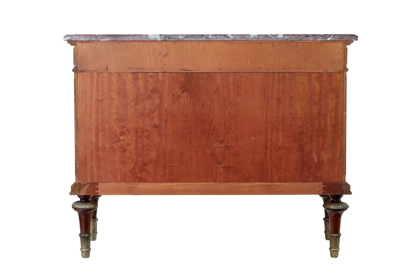 Mid 20th Century Mahogany Marble Top Chest Of Drawers photo vinterior
