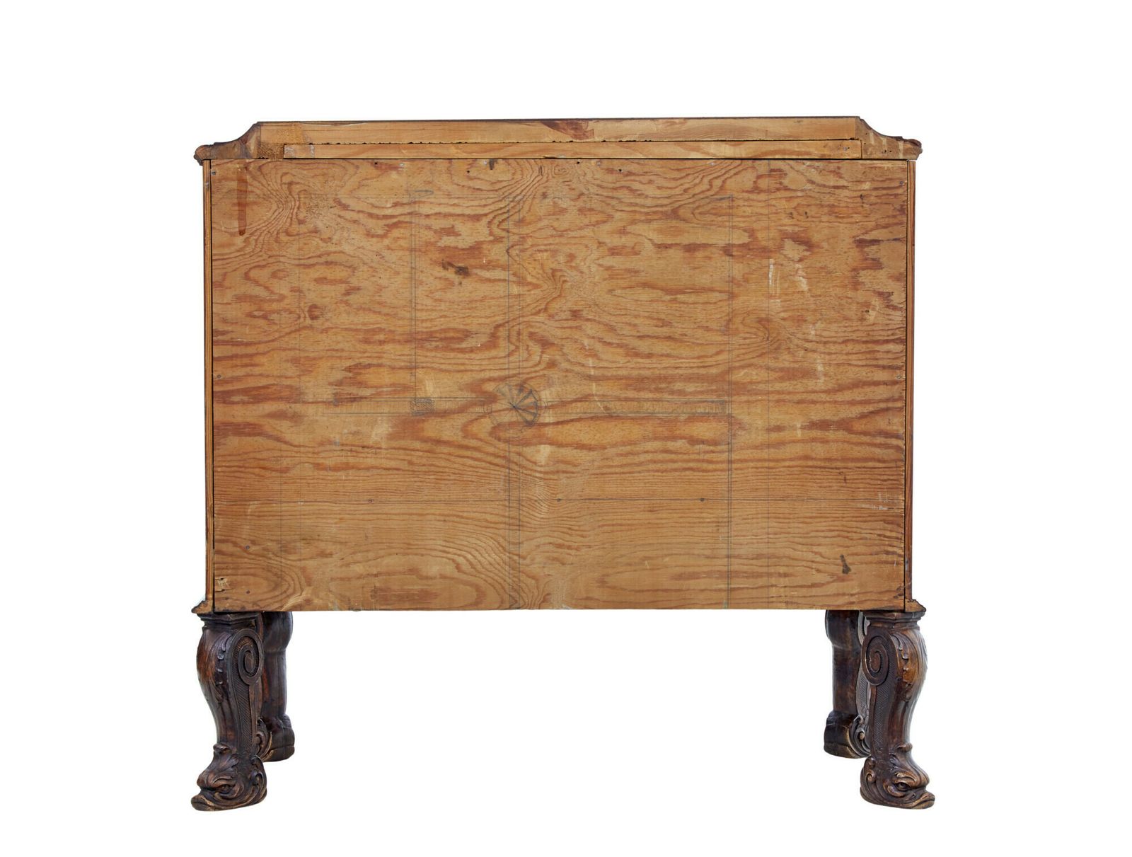 Mid 20th Century Rococo Revival Carved Walnut Chest Of Drawers photo vinterior