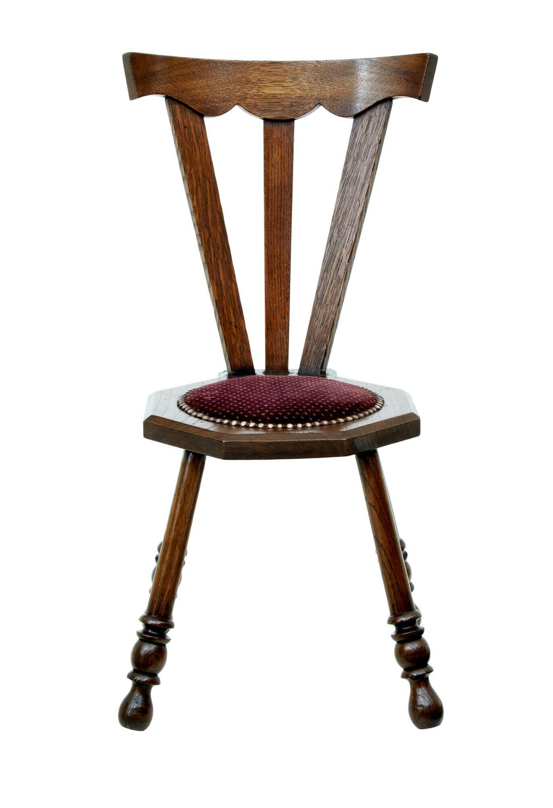 Early 20th Century Oak Arts And Crafts Childs Chair photo 215.0