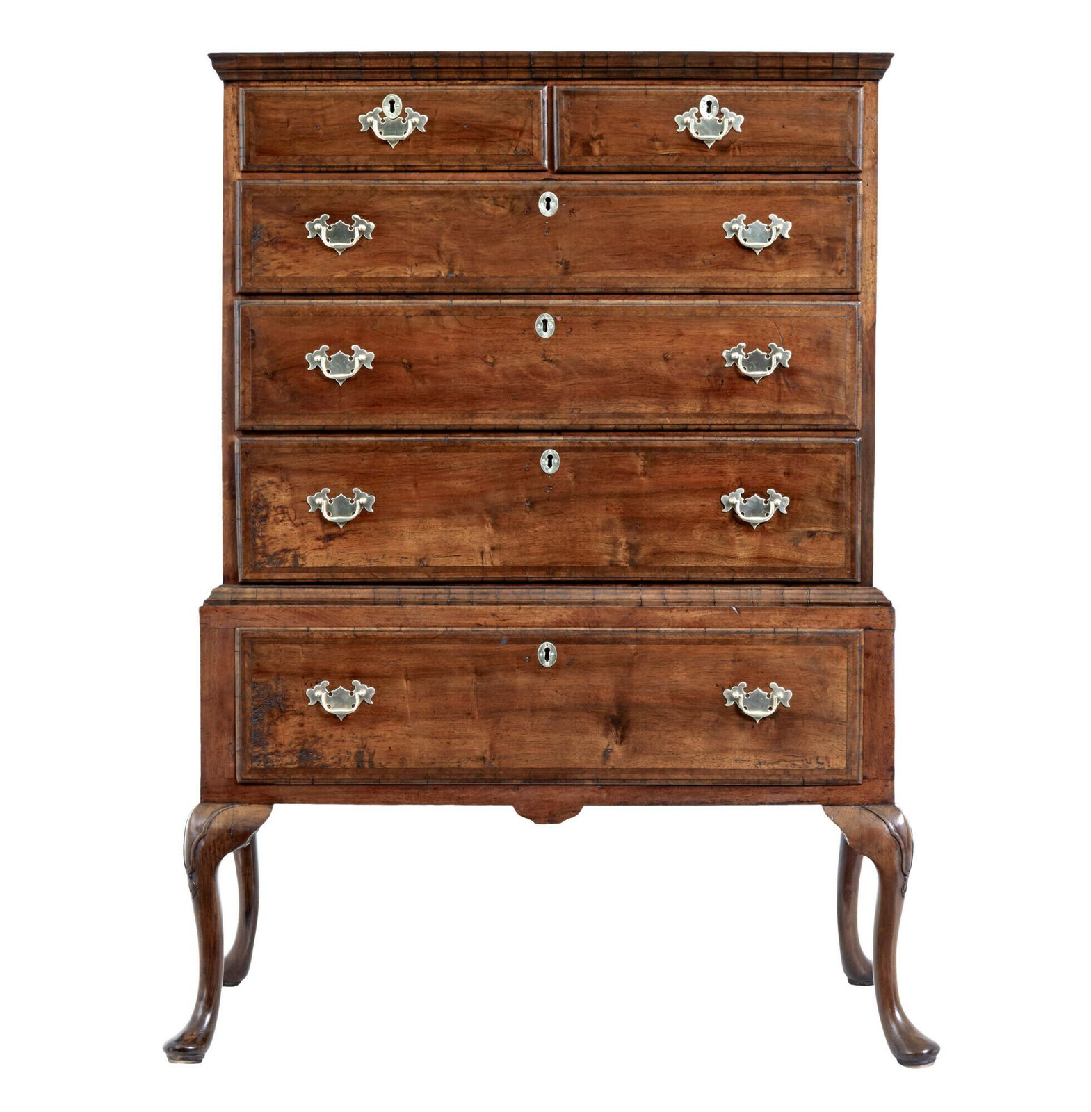 Late 17th Century William And Mary Walnut Chest On Stand photo 5495.0