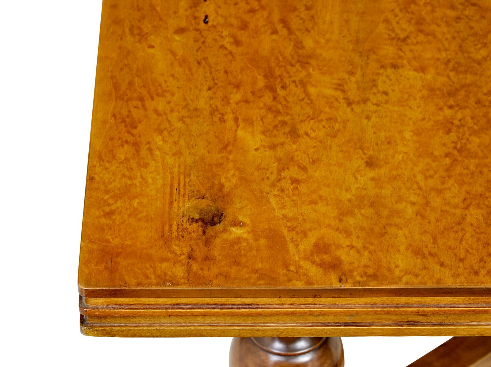 Early 20th Century Birch Extending Dining Table photo for sale