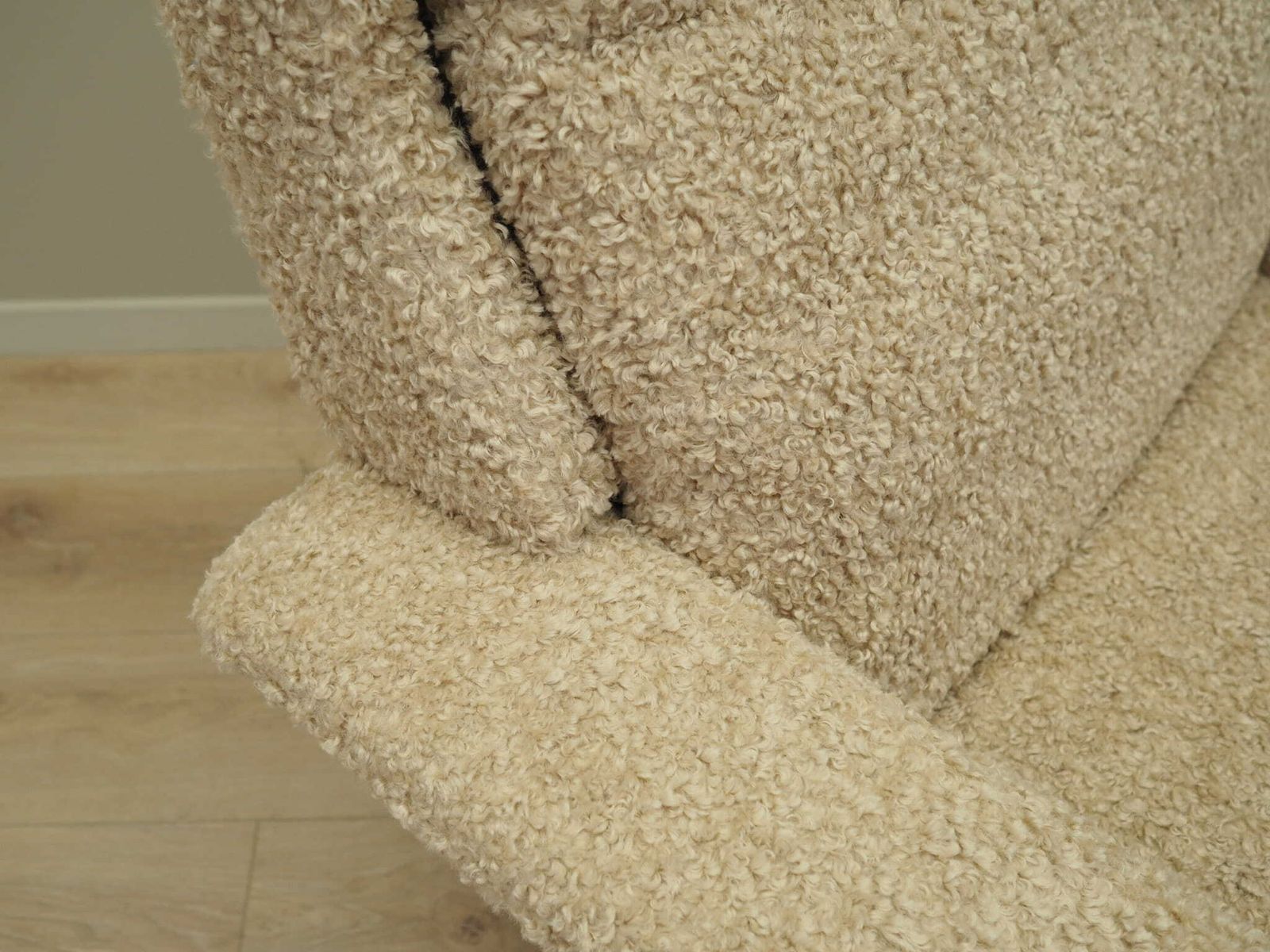 Furniture Beige Armchair, Danish Design, 1960s, Designer: Arne Vodder, Manufacturer: Fritz Hansen photo